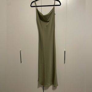 COPY - Green silk dress